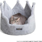 Crown Dog & Cat Fun Bed Cloud Prive Collection - Royal Gray