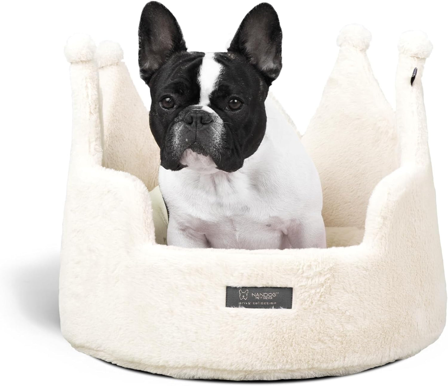 Crown Dog & Cat Fun Bed Cloud Prive Collection - Royal Ivory