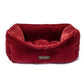 CLOUD REVERSIBLE DOG & CAT BED - BURGUNDY