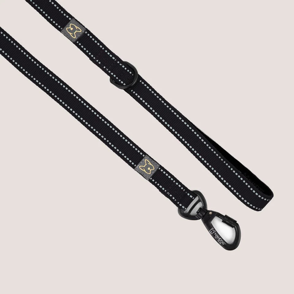 ANTI-PUSH SPORT DOG LEASH WITH NEOPRENE HANDLE