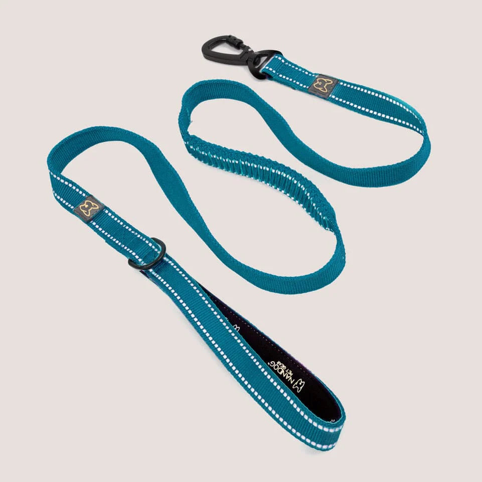 ANTI-PUSH SPORT DOG LEASH WITH NEOPRENE HANDLE