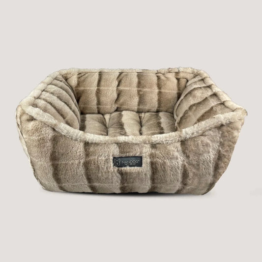 CLOUD REVERSIBLE BED (TAN CHINCHILLA)