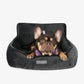 DOG CAR SEAT (DARK GREY) - LARGE