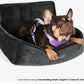 DOG CAR SEAT (DARK GREY) - LARGE