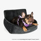 DOG CAR SEAT (DARK GREY) - LARGE